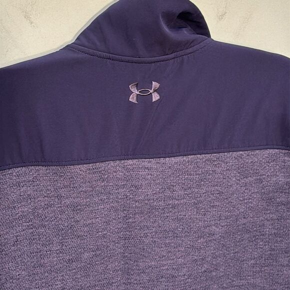 Under Armour navy fleece zippered specialist vest Size M - Picture 4 of 7